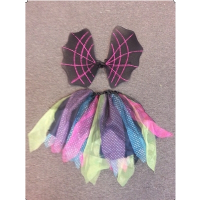 Fairy bat tutu set